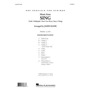 Music from Sing - Conductor Score (Full Score)